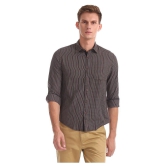 Ruggers 100 Percent Cotton Brown Shirt - None