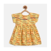 MINI KLUB - Yellow Rayon Baby Girl Dress ( Pack of 1 ) - None