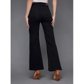 Miss Chase - Black Denim Wide Leg Womens Jeans ( Pack of 1 ) - None