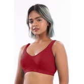 Women Hug Sports Bra Maroon