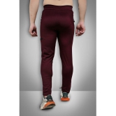 Forbro - Maroon Lycra Mens Sports Trackpants ( Pack of 1 ) - None