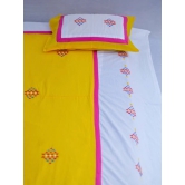 Barfi Embroidered Bedsheet