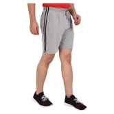 Neo Garments Grey Shorts SINGLE SHORTS GREY (PLUS SIZES FROM : M TO 7XL). - None