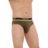 Pack of 3 Dollar Bigboss Assorted Solid Cotton Blend Men Brief - M