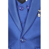 DKGF Fashion - Royal Blue Polyester Boys Suit ( Pack of 1 ) - None