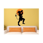 Asmi Collection Jai Hanuman Wall Sticker ( 96 x 56 cms )