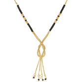 AanyaCentric Golden Mangalsutra ( Pack of 1 ) - Golden