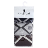 Creature Brown Formal Mid Length Socks - Brown