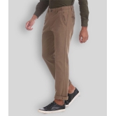 Ruggers - Brown Cotton Blend Slim - Fit Men's Chinos ( Pack of 1 ) - None