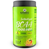 NATURYZ Instantized BCAA 7000 PRO With 7G BCAAs Glutamine For Lean Muscle Mass, Energy - 300g(Mango)