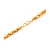 Jewar Mandi - Gold Plated Brass Chain ( Pack of 1 ) - None