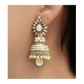 YouBella Golden Jhumkis Single Pair