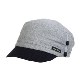 Zacharias - Gray Cotton Mens Cap ( Pack of 1 ) - Gray