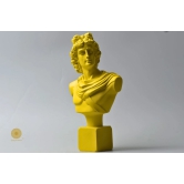 Ancient Greek God Figurine (7x14 Inches)-Yellow