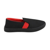 Stanfield SF CANVAS Black/Red Men SHOES - Black Men''s Slip-on Shoes - None