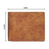 Loopa - Tan PU Mens Regular Wallet ( Pack of 1 ) - Tan