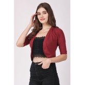 Affair Cotton Womens Shrugs - Maroon ( Single ) - None