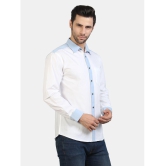 Life Roads - White Cotton Slim Fit Men's Casual Shirt ( Pack of 1 ) - None