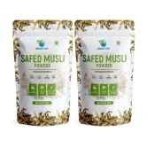 Vedapure Safed Musli Powder Supports Muscle Mass, Bones & Joints Boosts Energy,Vigor & Vitality - 100gm (Pack of 2)