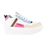 Shoetopia White Women''s Sneakers - None