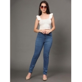 AngelFab - Blue Denim Skinny Fit Women''s Jeans ( Pack of 1 ) - None