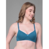 Dollar Missy Blue Cotton Heavily Padded Womens T-Shirt Bra ( Pack of 1 ) - None