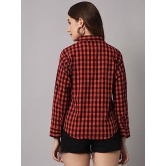 FUNDAY FASHION Women Regular Fit Checkered Spread Collar Casual Shirt (Pack of 2)