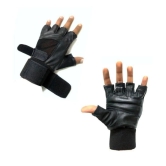 EmmEmm Black Canvas Cycling Gloves Others - Others