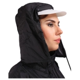 Goodluck Nylon Long Raincoat - Black - XL