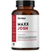 Nirvasa Maxx Josh Tablet, for Stamina, Performance and boosts T-Level in men, enriched with Ashwagandha, Safed Musli, Kaunch Beej (1 X 60 Tablets)