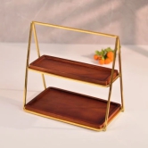 2 Tier Multipurpose Organiser | Serving Platter