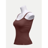 Radprix Cotton Camisoles - Brown Single - None