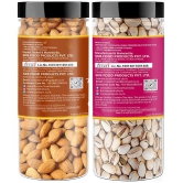 YUM YUM Premium California Almond (150g) and Pista (150g) 300g Dry Fruits Combo Pack