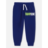 Trampoline Pack of 1 Boys Cotton Blend T-Shirt & Trackpants ( Blue ) - None