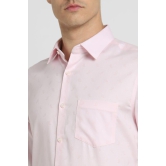 Men Pink Slim Fit Formal Full Sleeves Formal Shirt