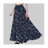 Sttoffa Blue Cotton Womens Flared Skirt ( Pack of 1 ) - None