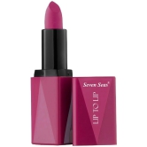 Seven Seas Lip To Lip Matte Lipstick | High Coverage | High Intensity Lipstick (Claret)