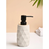 VON CASA Grey Plastic Soap Dispenser - 250ml