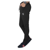 Forbro Black Polyester Lycra Trackpants Single - L