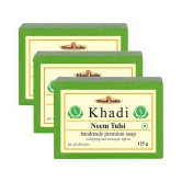 Premium Khadi Neem & Tulsi Soap 375 g Pack of 3