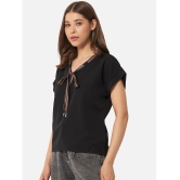 ALL WAYS YOU - Black Crepe Womens Regular Top ( Pack of 1 ) - None