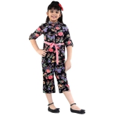 Naughty Ninos - Black Rayon Girls Jumpsuit ( Pack of 1 ) - None