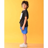 NEWYORK BLACK ROYAL STRIPED SHORTS SET -BLACK/BLUE-8-9 YEARS / 2N / GREY