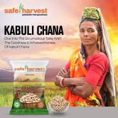 Safe Harvest Pf Kabuli Chana, 500 Gm