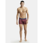 Jockey US63 Men Super Combed Cotton Elastane Printed Trunk - Assorted (Pack of 2 & Prints may vary) - None