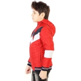 PPTHEFASHIONHUB Red Polyester Boys Quilted & Bomber Jacket ( Pack of 1 ) - None