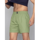 XYXX - Olive Green Cotton Mens Boxer- ( Pack of 1 ) - None