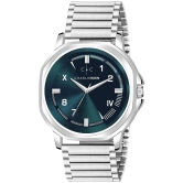 CHARLIEKEEN Silver Stainless Steel Analog Mens Watch