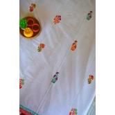 Phool Hand Block Printed Cotton Bedsheet