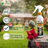 Herbal Strategi Anti-Mealy Bug Repellent Spray - Natural, Vegan & Eco-Friendly | 100% Herbal and Chemical free | Baby and Pet safe | Ayush certified (200 ML)